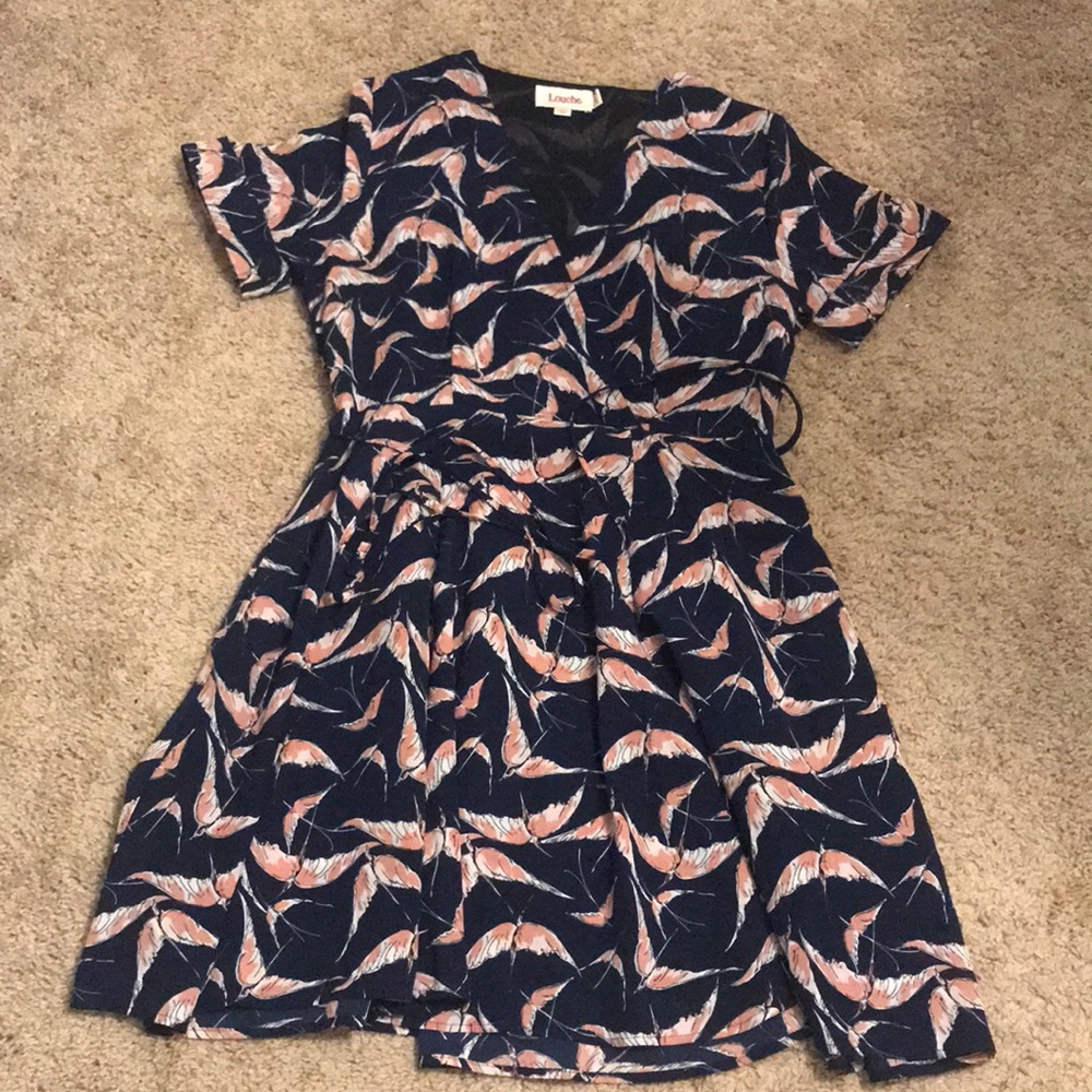 Crane Flamingo flowy dress